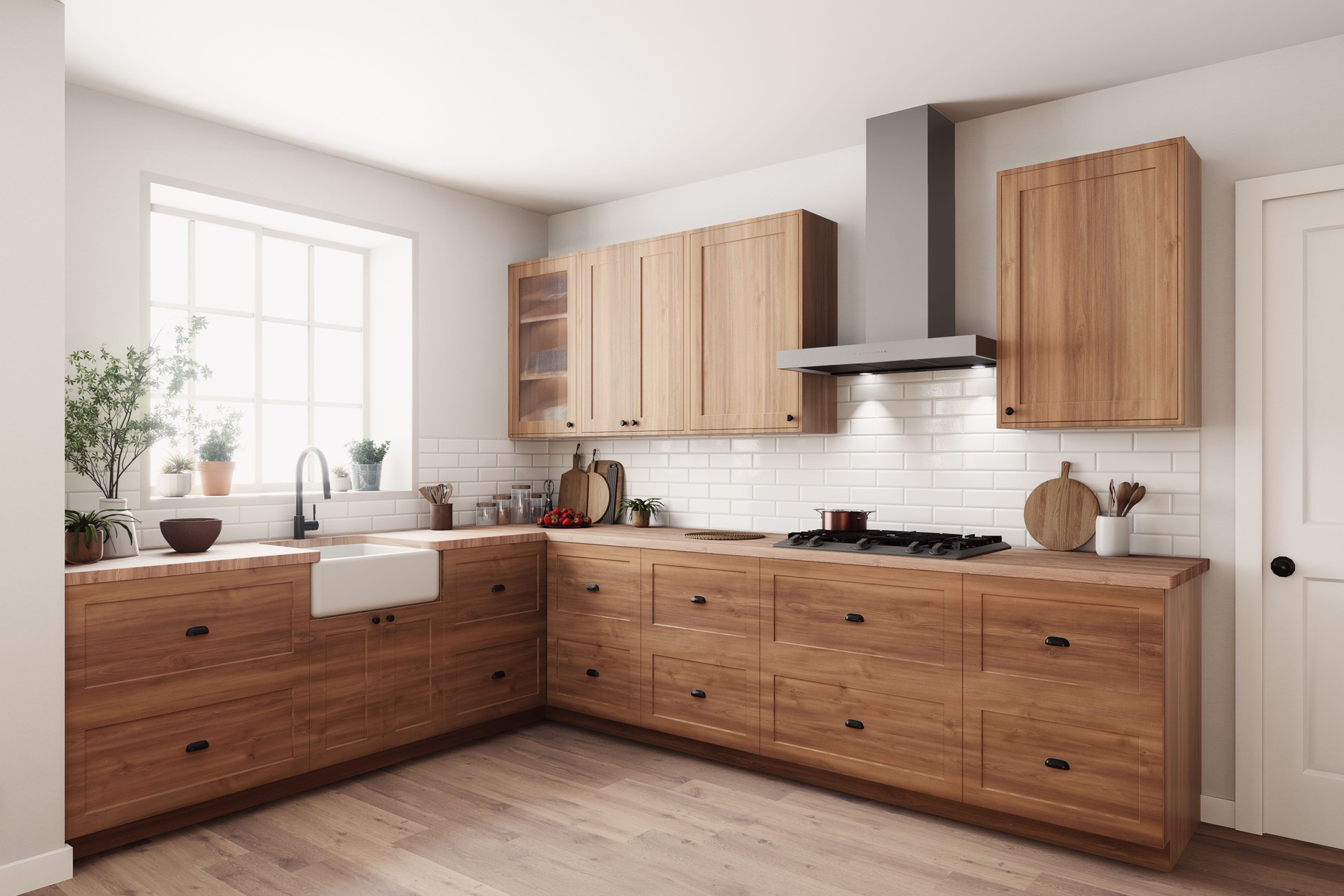 Complete kitchen installation.